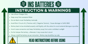 3 INS 60V25Ah Lithium-Ion Battery Pack with Smart BMS – 2+1-Year Warranty