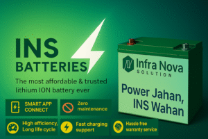 INS 60V 38Ah Lithium-Ion Battery with Smart BMS & App Monitoring – 2+1-Year Warranty