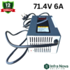 INS 71.4V 6A Lithium-Ion Battery Charger with Display | 1 Year Warranty