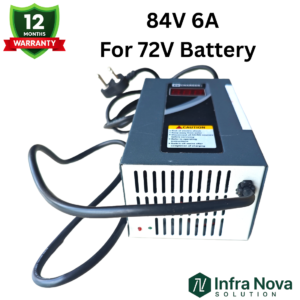 INS 84V 6A Lithium-Ion Battery Charger with Display | 1 Year Warranty