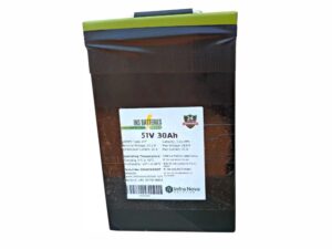 INS 51V 30Ah LFP Lithium Battery Pack with Smart BMS – 1+1-Year Warranty